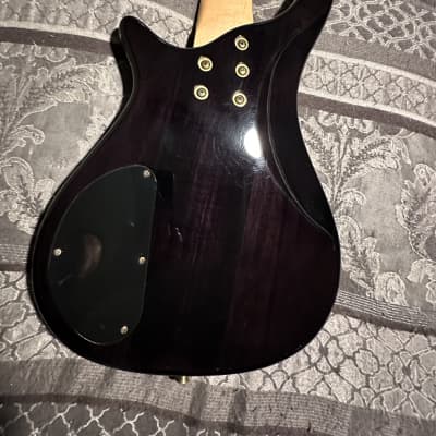 Johnson 5 String Bass Black/Purple Haze image 3