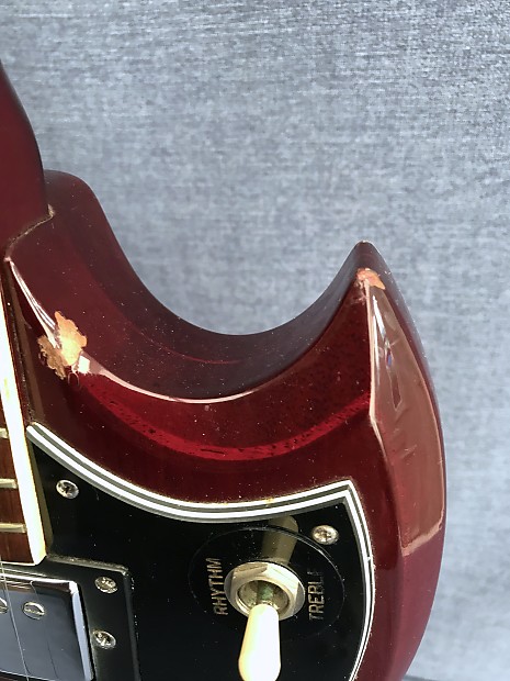 arbiter SGタイプ 希少 Arbiter SG Double Neck 6/12 sting electric guitar cherry red