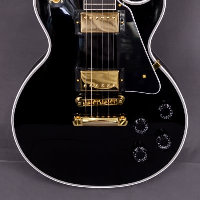 2023 Gibson Custom Shop Les Paul Custom Black Beauty ~NEW Unplayed~ Ebony with COA & OHSC 1959/59 Neck image 6