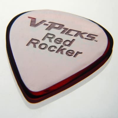 V-Picks Red Rocker RRKR3 3-PACK w/Bonus Deluxe Pick image 2