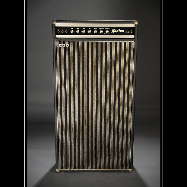 Kasino/Kustom 802 Guitar Amp Black 1971 Reverb