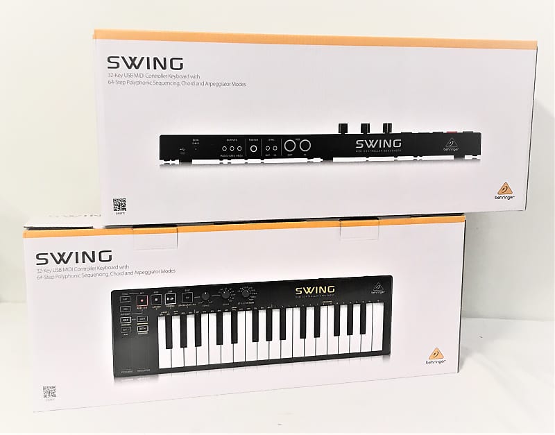 Behringer SWING 32-Key USB MIDI Controller Keyboard / Sequencer 2021 - Present - Black - NEW image 1