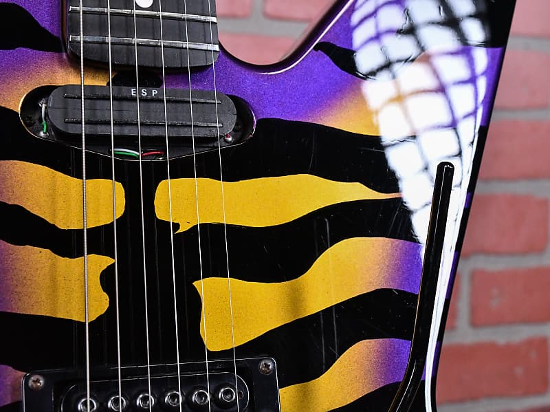 ESP Vintage Random Star Custom Shop Purple Bengal Tiger