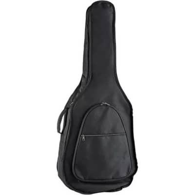 Musician's Gear 3/4 Size Acoustic Guitar Gig Bag Black Guitar case image 2