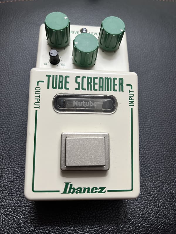Ibanez NTS Tube Screamer Nutube 2020 - Crema-verde image 1