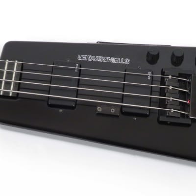 1986 Steinberger XL2 - Black Headless Bass | Reverb