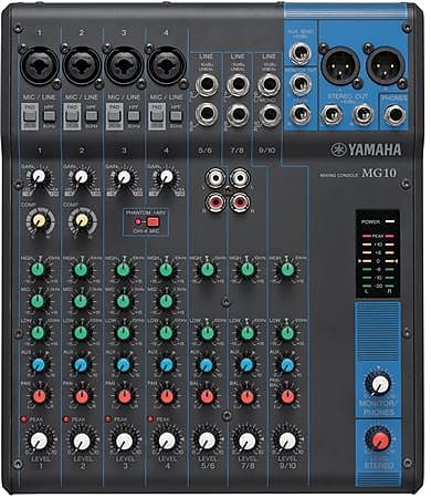 Yamaha MG10 10 Channel Stereo Mixer image 1