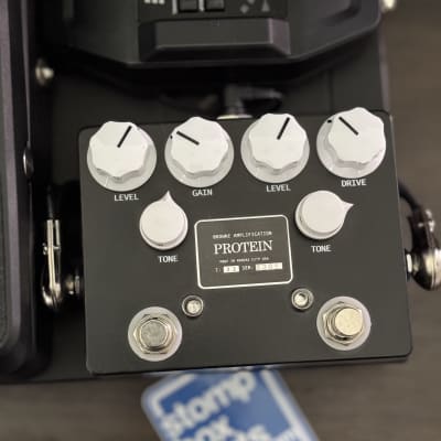 Reverb.com listing, price, conditions, and images for browne-amplification-protein-dual-overdrive-black