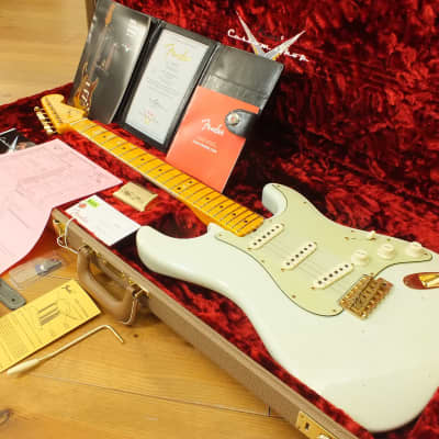 Fender Stratocaster Bone Tone Sonic Blue 62 Limited Edition Journeyman Relic Custom Shop 2022 for sale