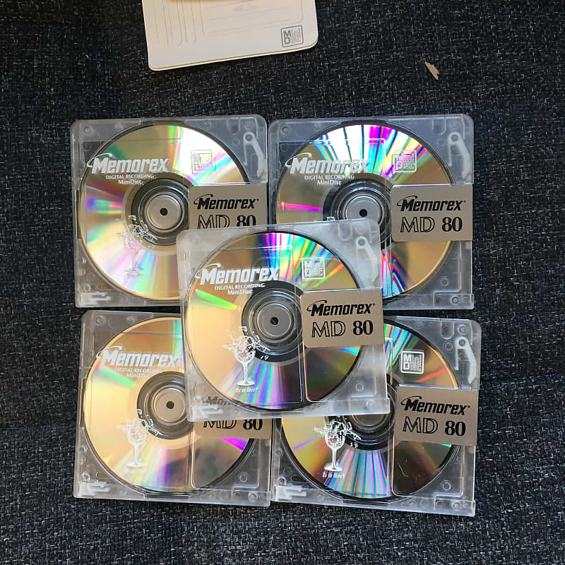 Memorex MD 80 Minidisc 5 Pack Reverb
