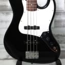 USED Squier Affinity J-Bass - Black - Near Mint with Fender Gig Bag