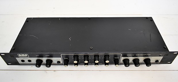 AMP SL-1 Bass Preamp Black 1980's Good Condition Free