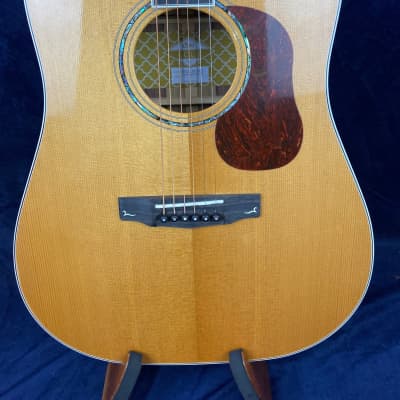 Cort Gold D8 Dreadnought Acoustic Guitar in Natural with Soft Case image 2