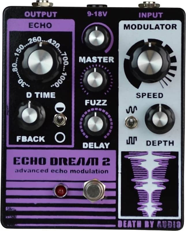Death by Audio Echo Dream 2 Delay/Fuzz/Modulation Pedal image 1