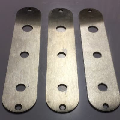 Telecaster Style Control Plate (1) - Stainless Steel image 2