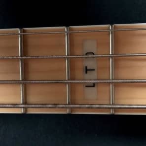 ESP LTD SURVEYOR-414 Quilted Maple 4-String Electric Bass Guitar See-Thru Blue image 4