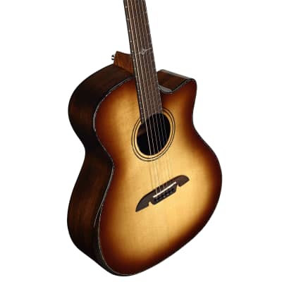 Alvarez MG70ce Custom Masterworks Grand Auditorium Guitar, Acoustic Electric with Cutaway 2024 - Shadowburst Gloss image 5