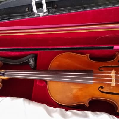 Vintage G. A. Pfretzschner, Markneukirchen 4/4 Stradivarius 1716 Violin 1900s image 10