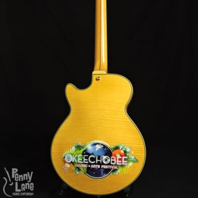 D'Angelico EX-SS 2016 Okeechobee Music & Arts Festival Signed Electric Guitar With Case image 2