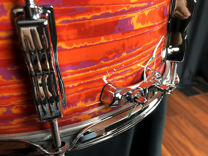 Ludwig Jazz Fest 5.5x14 in. Snare Drum Mod Orange Legacy Mahogany LS90851