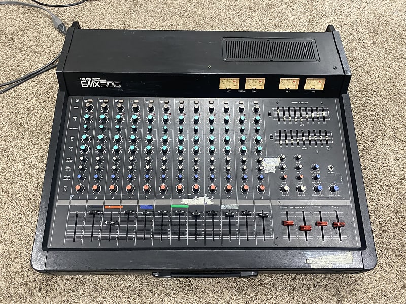 Yamaha EMX300 12 Channel/3 Buss 250W Stereo Powered Mixer 1980's image 1