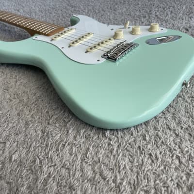 Fender Classic Series ‘50s Stratocaster 2018 MIM Surf Green Maple FB Guitar image 4