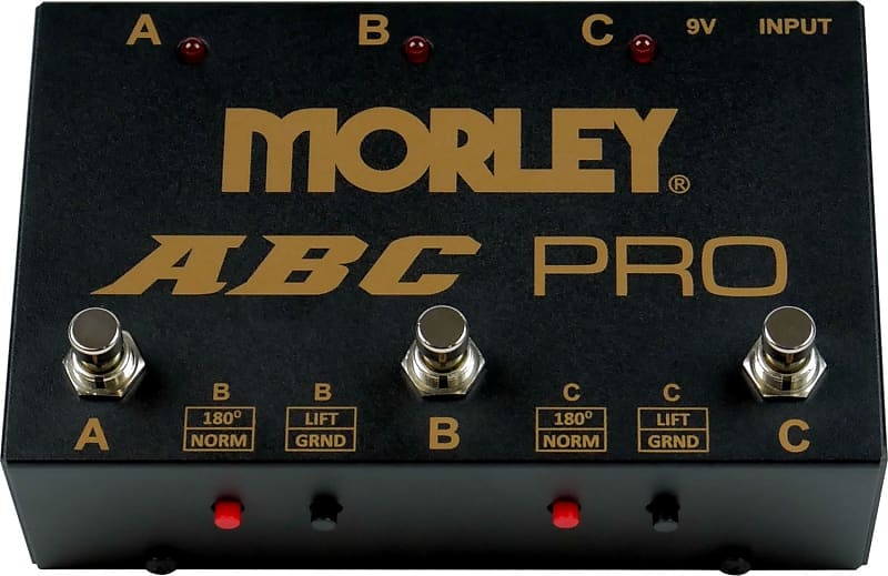 Morley ABC Pro 3-Button Switcher/Combiner Pedal image 1