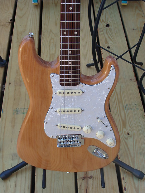 Squier stratocaster hot sale wood