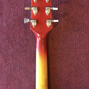 Gibson L6S Mid 1970's Cherry Sunburst image 6