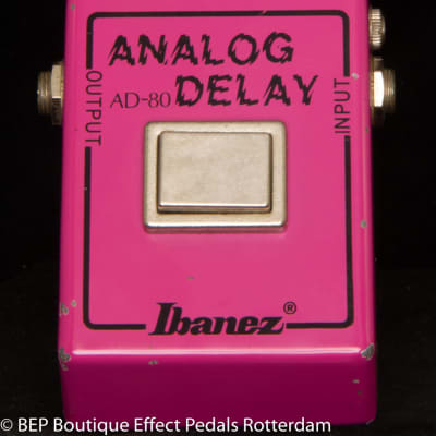 Ibanez AD-80 Analog Delay 1979 Japan "R" Logo, Lock on Nut, Narrow Box with MN3005 BBD image 8