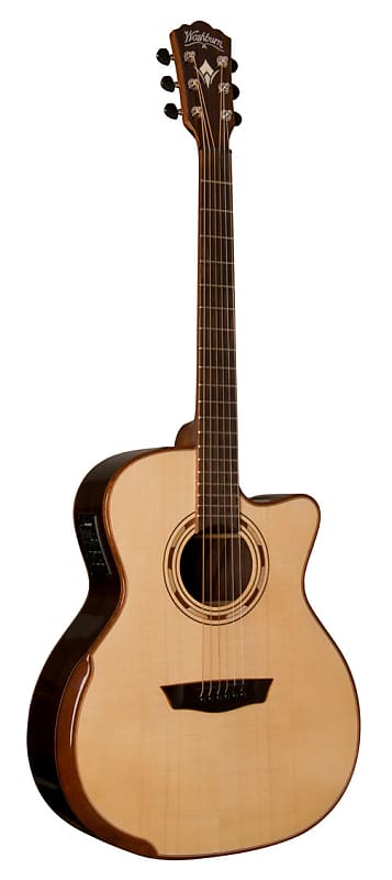 Washburn G25SCE | Comfort Deluxe 25 Series Grand Auditorium Cutaway Acoustic Electic Guitar, Natural Gloss. New with Full Warranty! image 1