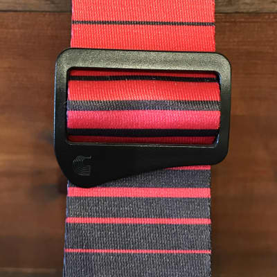 D'Addario Planet Waves 2.0 Guitar Woven Strap Rock Stripes Red - P20S1507 image 4
