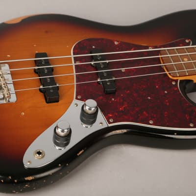 Fender 60th Anniversary Road Worn '60s Jazz Bass - 2020 - Sunburst image 14