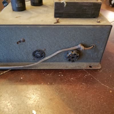 Seeberg 830-1Z Vintage Mono 2A3 Tube Amp Head Dual Tone Compensator 1930s - Wrinkled Black Paint image 9