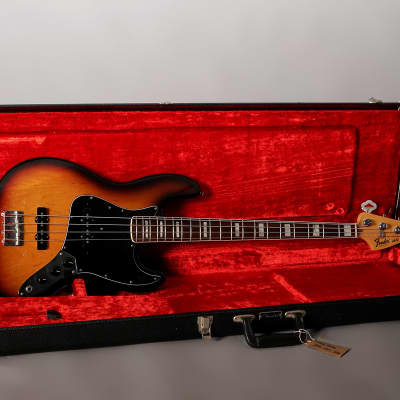 Fender American Vintage '75 Jazz Bass with Rosewood Fretboard 1999 - 3-Color Sunburst image 11