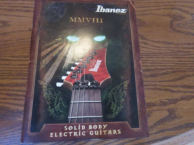 Ibanez Catalog 2008 Reverb