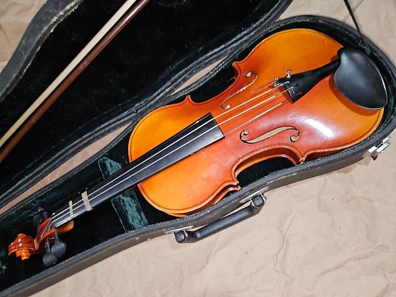 SUZUKI バイオリン No.220 1/10 1993年　① Suzuki model 220 sized 4/4 violin with case/bow, Japan 1993