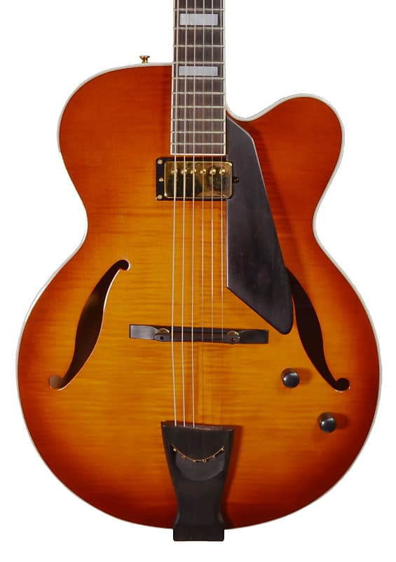D’Aquisto DQ-JZ D'Aquisto Jazz Line DQ JZ Antique Sunburst (Japan Custom
