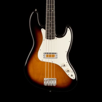 Fender Gold Foil Jazz Bass Ebony Fingerboard 2-Color Sunburst With Gig Bag image 1