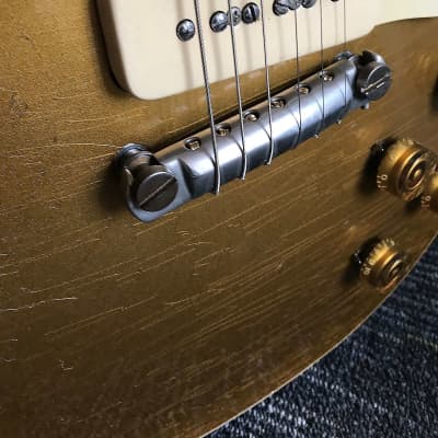 Gibson Custom 54 Les Paul R4, Wildwood Feather Weight Historic Makeovers Gold Top image 3