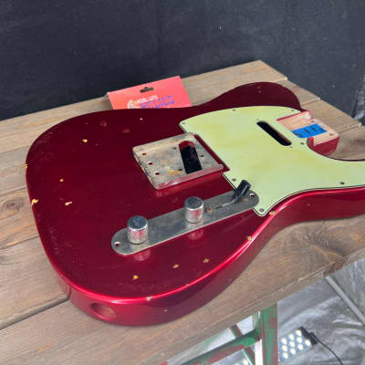 Real Life Relics Tele® Telecaster® Body Aged Candy Apple Red #2 image 7