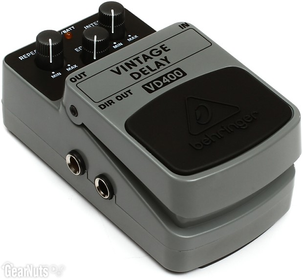 Behringer Vintage Delay VD400 Analog Delay Effects Pedal