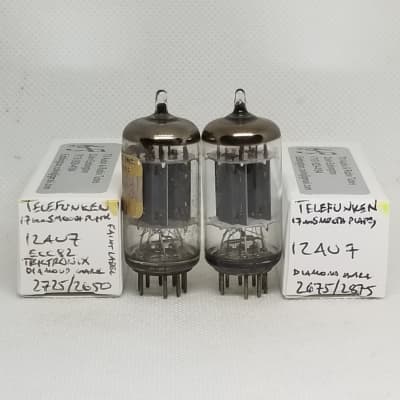 真空管　Telefunken/Mazda 12AU7A ECC82 真空管 Telefunken/Mazda 12AU7A ECC82 復刻Mullard 12AU7/ECC82