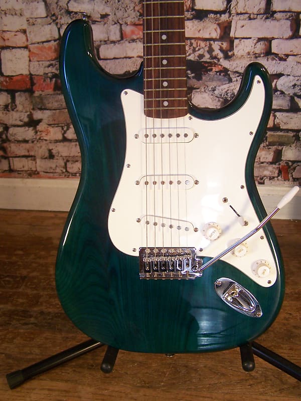 Austin Stratocaster, Model AU731 , Dark Turquoise Reverb