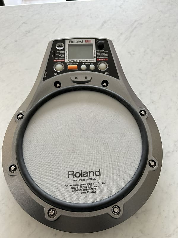 Roland RMP-5 Rhythm Coach 5" Practice Pad 2010s - Black/Silver image 1
