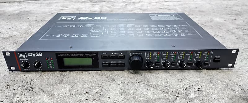 Electro-Voice EV Dx38 24 Bit Digital Sound System Processor Grey
