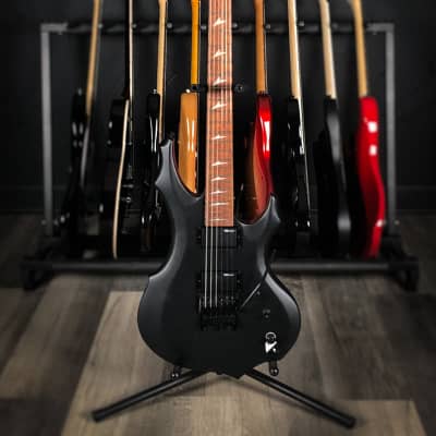 ESP LTD F-200 Electric Guitar with Floyd Rose - Satin Black for sale
