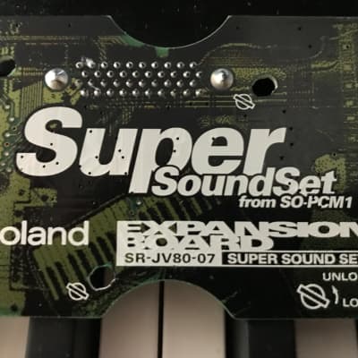 Roland SR-JV80-07 Super Sound Set Expansion Board 1990s - Green