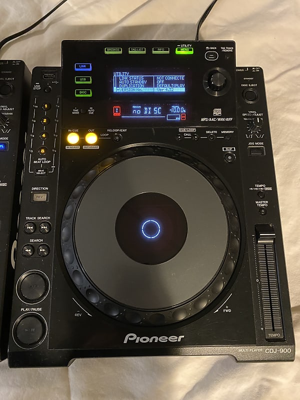 Single Pioneer CDJ 900 2010 Black | Reverb