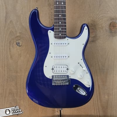 Squier Affinity Series Stratocaster HSS with Rosewood Fretboard 2004 - 2013 - Metallic Blue Used for sale